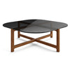 GUS Modern Quarry Square Coffee Table - Glass