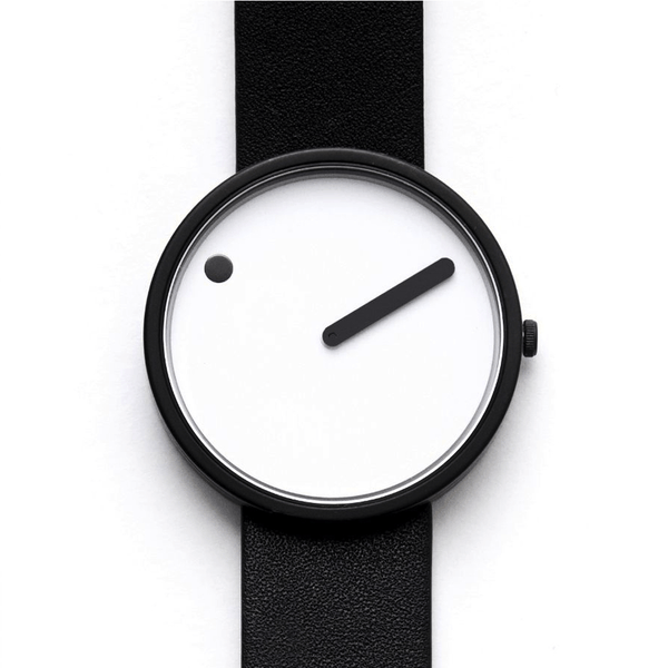 Picto 40mm White - Matte Black 