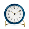 Arne Jacobsen Station Alarm Clock Petrol Blue 