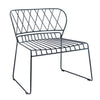 Skargaarden Resö Lounge Chair Charcoal Grey Metal Heather chine 