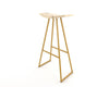 Tronk Roberts Bar Stool 30" Mustard Maple w/ Inlay 