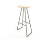 Tronk Roberts Counter Stool 24" Prairie Green Maple w/ Inlay 