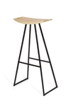 Tronk Roberts Bar Stool 30" Black Maple 