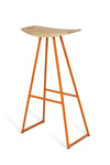 Tronk Roberts Bar Stool 30" Orange Maple 