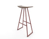 Tronk Roberts Bar Stool 30" Blood Red Walnut 