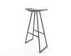 Tronk Roberts Bar Stool 30" Navy Walnut 