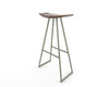 Tronk Roberts Bar Stool 30" Prairie Green Walnut 