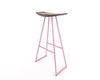 Tronk Roberts Bar Stool 30" Pink Walnut 