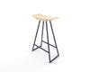 Tronk Roberts Counter Stool 24" Navy Maple w/ Inlay 