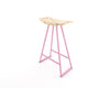 Tronk Roberts Counter Stool 24" Pink Maple w/ Inlay 