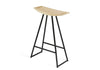 Tronk Roberts Counter Stool 24" Black Maple 