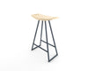 Tronk Roberts Counter Stool 24" Navy Maple 