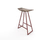 Tronk Roberts Counter Stool 24" Blood Red Walnut w/ Inlay 
