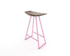 Tronk Roberts Counter Stool 24" Pink Walnut w/ Inlay 