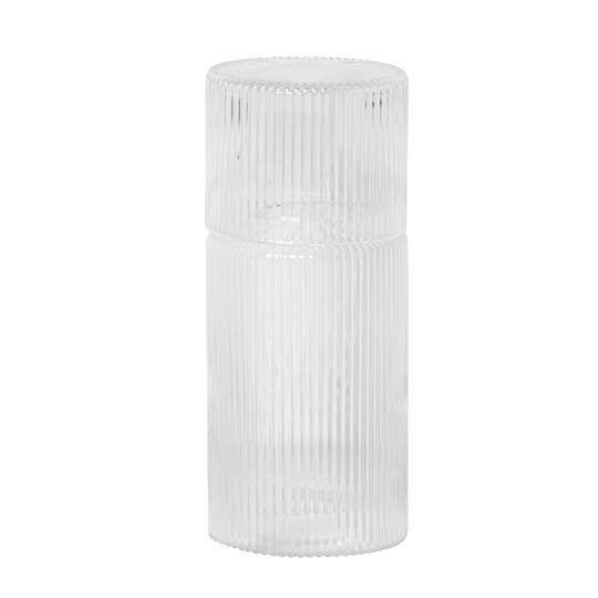 Ferm Living Ripple Carafe Set Glass 