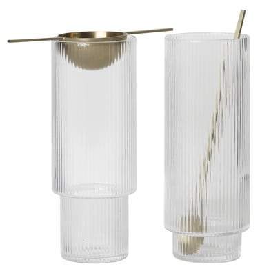 Ferm Living Ripple Glass Long Glass 