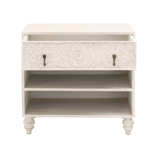 Essentials For Living Rosette 1-Drawer Nightstand