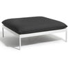 Skargaarden Bönan Lounge Ottoman Light Grey Dark Grey Sunbrella Sling 