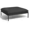 Skargaarden Bönan Lounge Ottoman Dark Grey Dark Grey Sunbrella Sling 