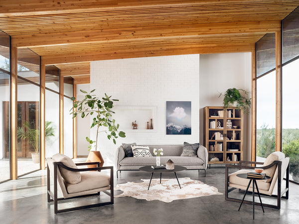 Four Hands Harland Modern Cowhide Rug
