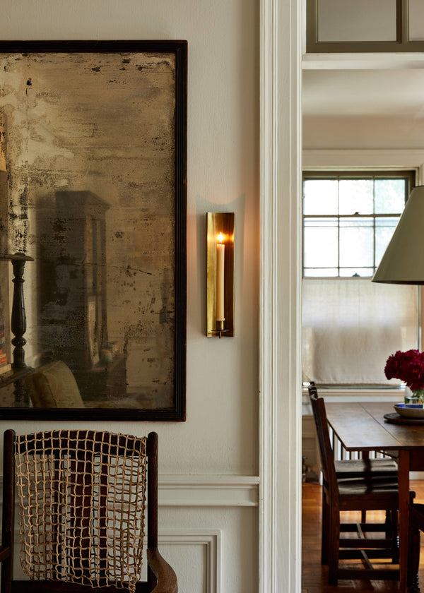 Sir Madam Brass Channel Wall Sconce