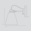 Original BTC Hector 30 Wall Light