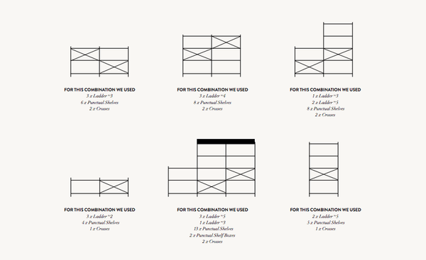 Ferm Living Punctual Ladder / Side Cashmere / Ladder 2 
