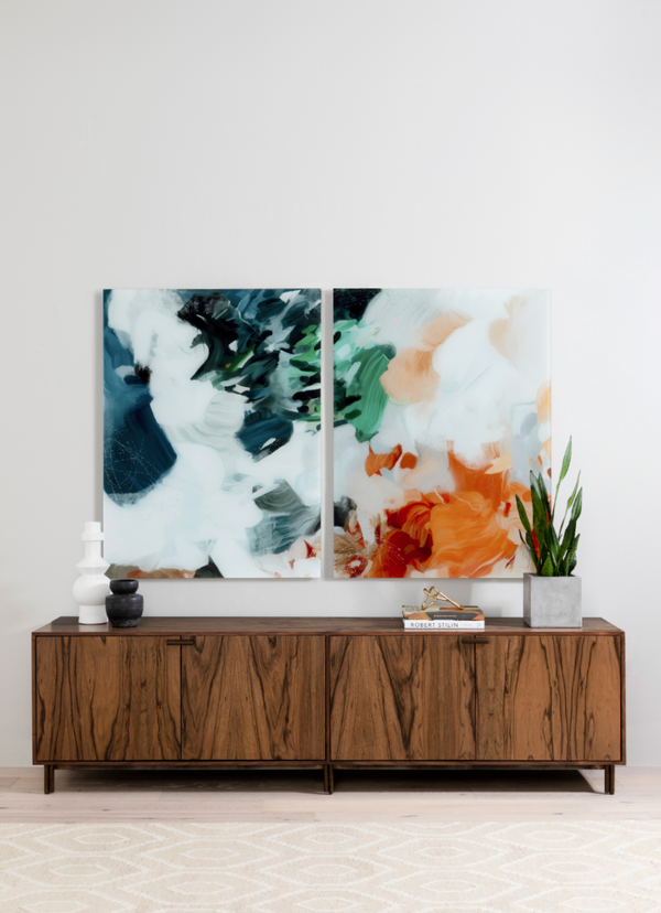 Four Hands Emmett Diptych by Patricia Vargas