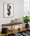 Four Hands Green Stroke by Gold Rush Art Co.