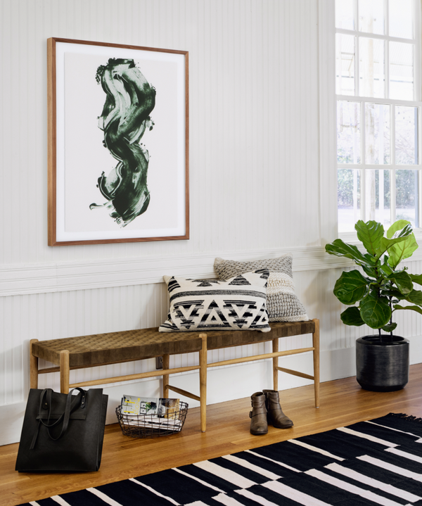 Four Hands Green Stroke by Gold Rush Art Co.