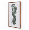 Four Hands Green Stroke by Gold Rush Art Co.