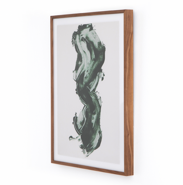 Four Hands Green Stroke by Gold Rush Art Co.