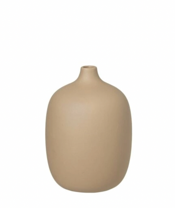 Blomus Ceola Ceramic Vase - 5.5 inchx7.5 inch