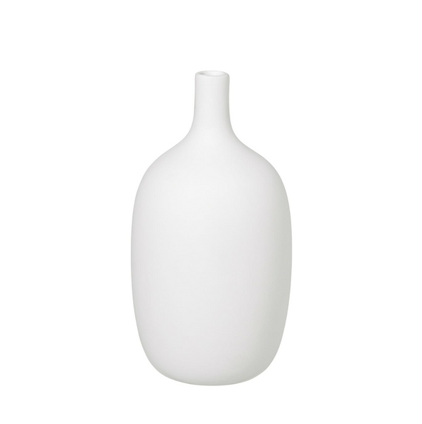 Blomus Ceola Ceramic Vase - 4 inchx8 inch