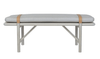 Eastvold Mora Bench White Oak Cushion 