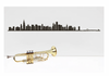 The Line XL City Skyline Silhouette - Chicago