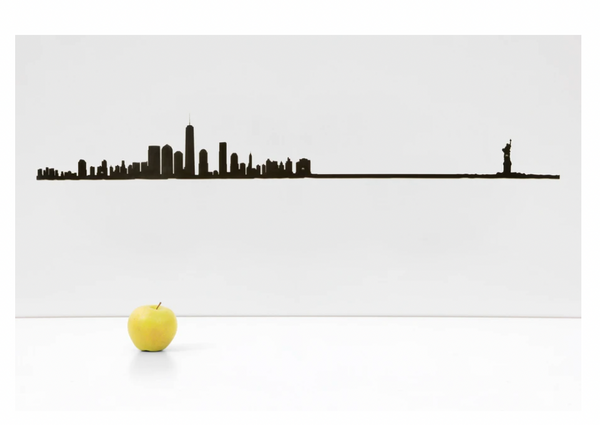 The Line XL City Skyline Silhouette - Lower Manhattan
