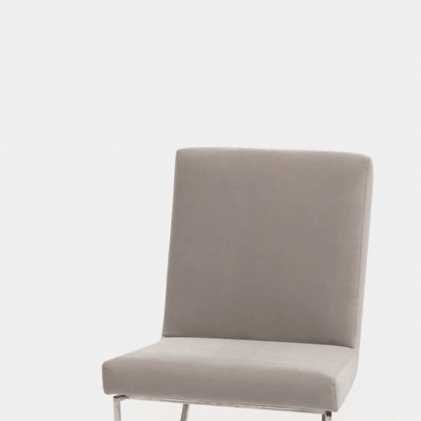 Artless C2 Dining Chair Hopsack Linen Matte Black 