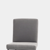 Artless C2 Dining Chair Slate Velvet Chrome 