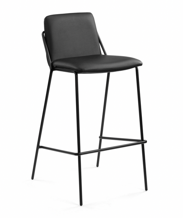 M.A.D. Sling Bar Stool Walnut / Black 
