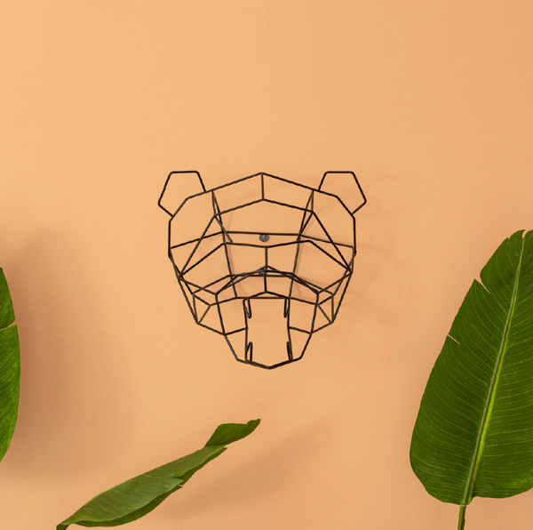 BEND Geometric Animals - Polar Bear Black 