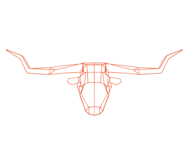 BEND Geometric Animals - Longhorn Black 