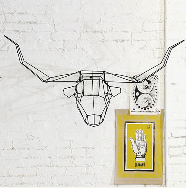 BEND Geometric Animals - Longhorn Black 