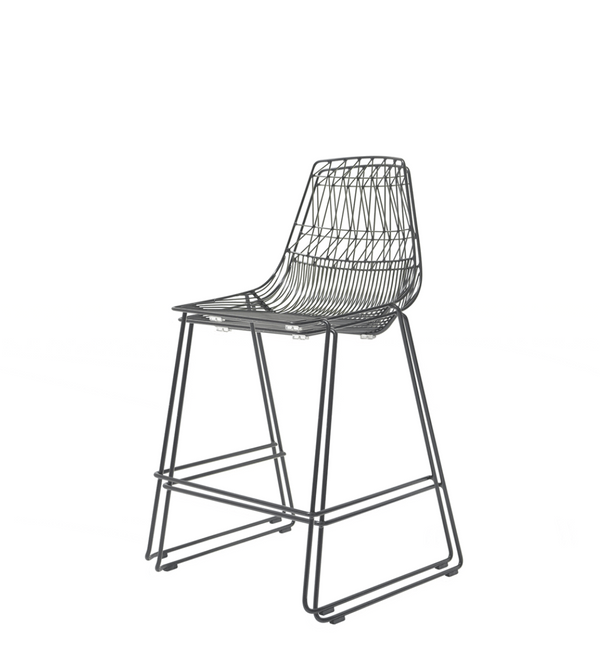 BEND Lucy Counter Stool Black Standard (Non-stackable) 