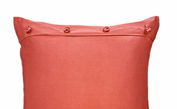 Ann Gish Charmeuse Sham w/ French Knots