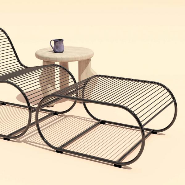Bend Loop Ottoman