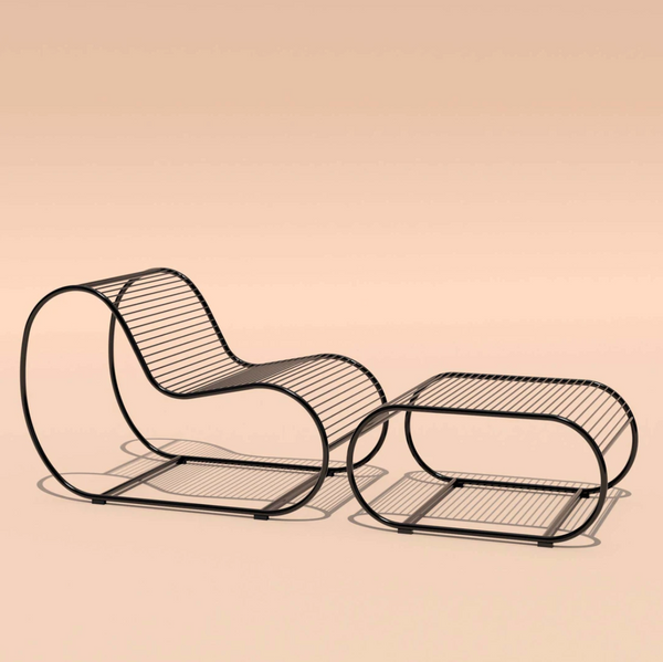 Bend Loop Ottoman
