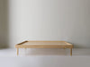 Kalon Simple Bed Ash Twin No Headboard Brass