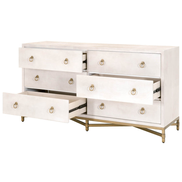 Essentials For Living Strand Shagreen 6-Drawer Double Dresser