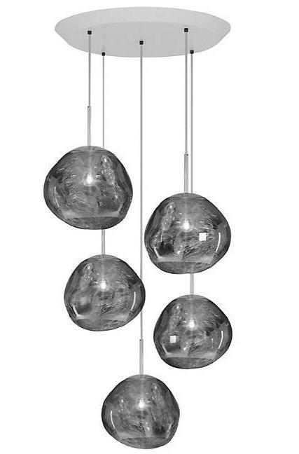 Tom Dixon Melt Mini Round LED Pendant System Smoke 